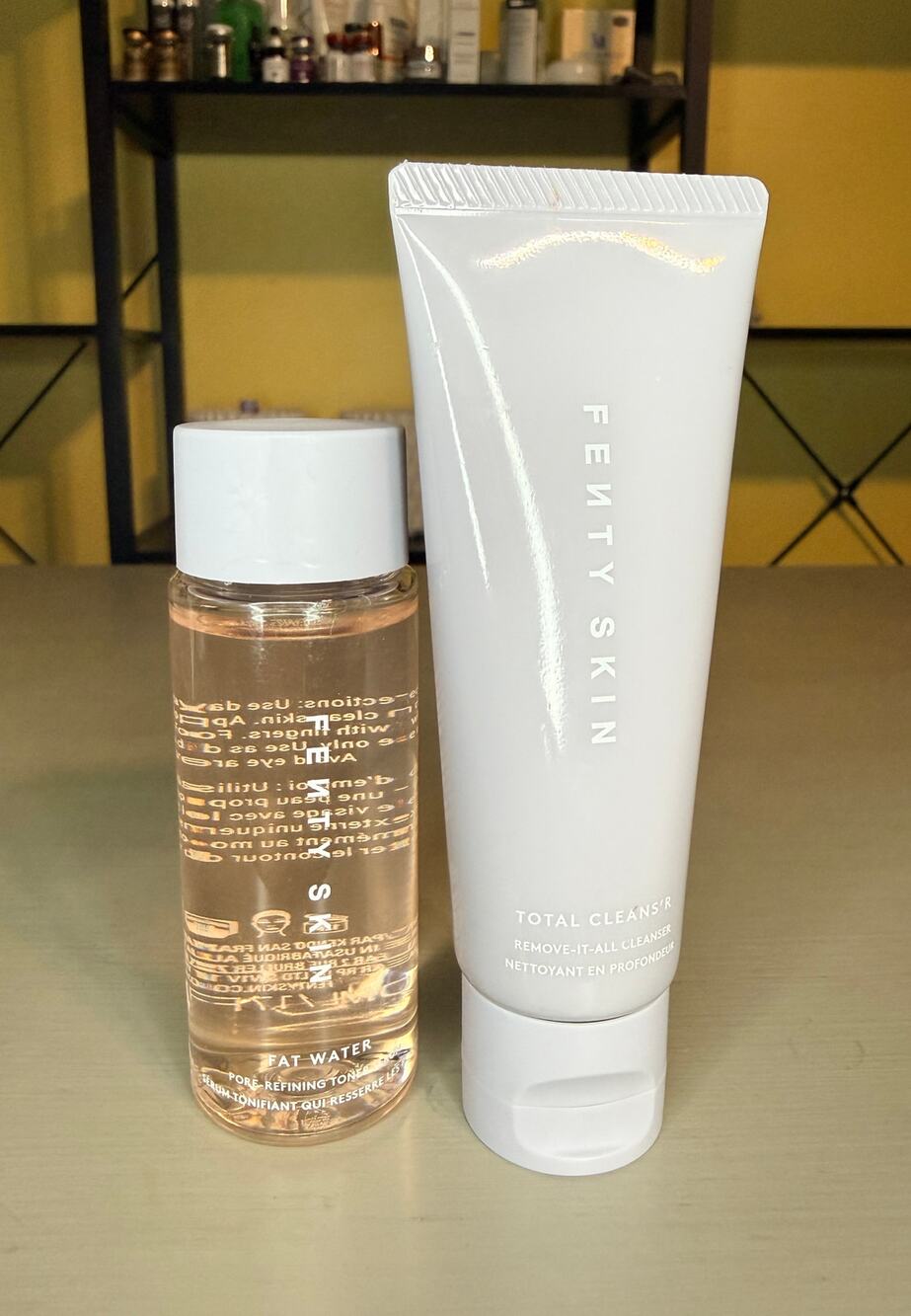 Fenty Skin Total Cleans’r & Fat Water Pore-Refining Toner Travel Bundle, NEW
